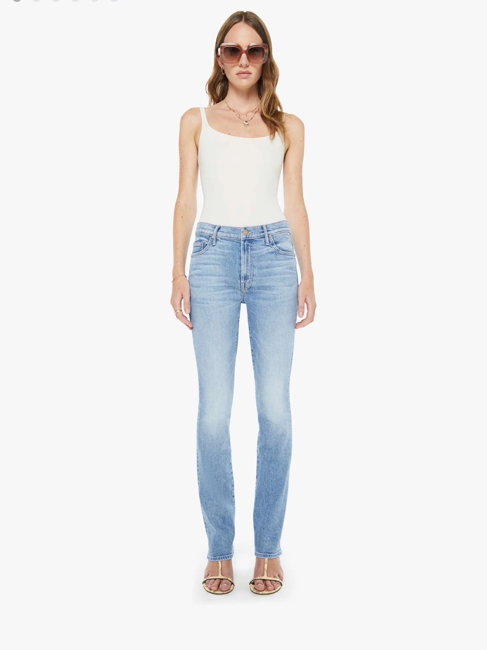 NWT MOTHER The Insider Skimp Jeans in Baubles and Trinkets size 28